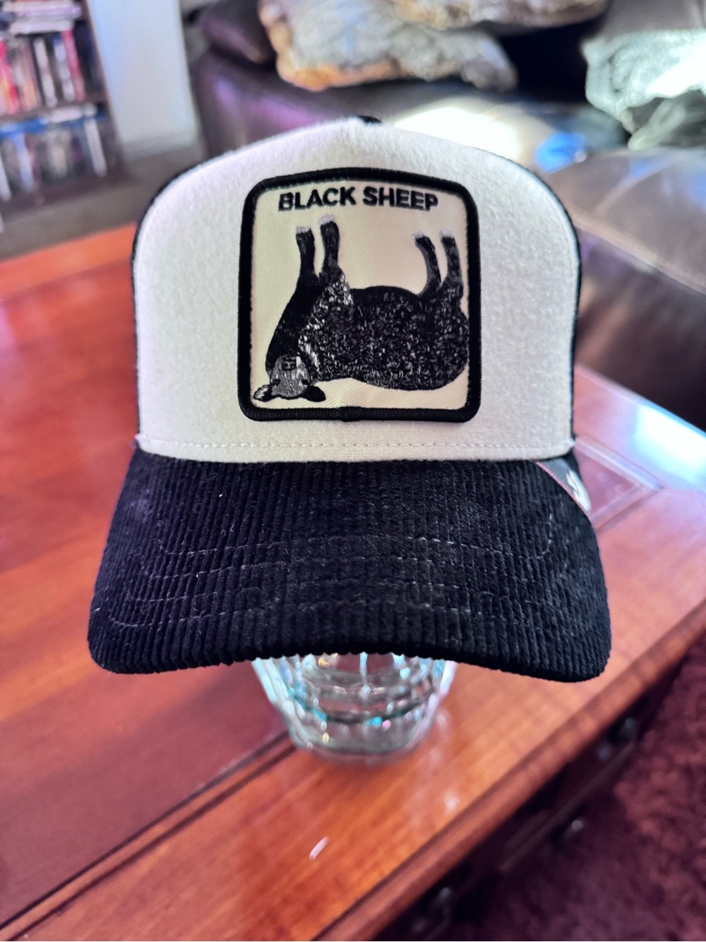 Goorin Bros. "BLACK SHEEP" Black Mesh Charcoal bill SnapBack NWT